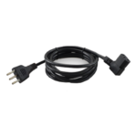 Cavo Alimentazione EU Spina Femmina IEC 90° Italiana 3 Poli Nero