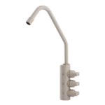 Shurity 302 Acciaio Inox Rubinetto di prelievo 3 vie per depuratori 1/4”mm. Granito Avena