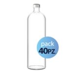 Pack 40pz. - Bottiglia Clotis 75cl. con tappo Argento