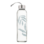 Elegance Borraccia in vetro 500ml. Con Tappo Argento - immagine 2