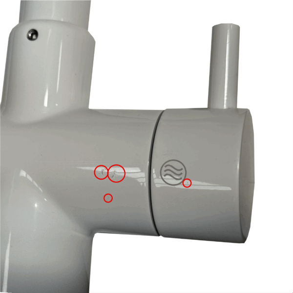 Shurity 520 Rubinetto da cucina 5 vie 3/8" Bianco – Prodotto con segni d’usura - immagine 3