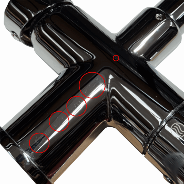 Shurity 520 Rubinetto da cucina 5 vie 3/8" Cromo – Prodotto con segni d’usura - immagine 3