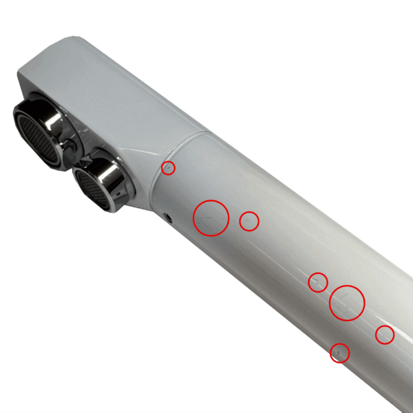 Shurity 520 Rubinetto da cucina 5 vie 3/8" Bianco – Prodotto con segni d’usura - immagine 4