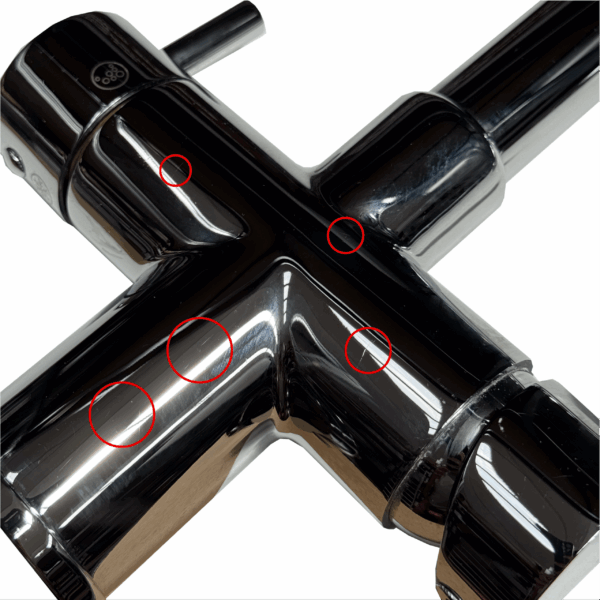 Shurity 520 Rubinetto da cucina 5 vie 3/8" Cromo – Prodotto con segni d’usura - immagine 5