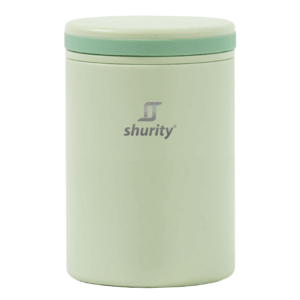 Contenitore Termico per Merenda Shurity Runbott Acciaio inox con rivestimento in ceramica 600ml. Verde Melone