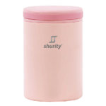 Contenitore Termico per Merenda Shurity Runbott Acciaio inox con rivestimento in ceramica 600ml. Rosa