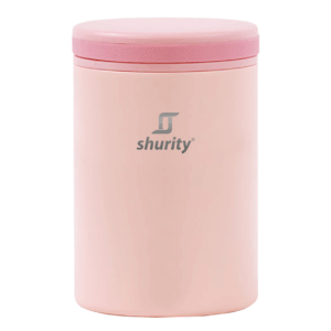 Contenitore Termico per Merenda Shurity Runbott Acciaio inox con rivestimento in ceramica 600ml. Rosa