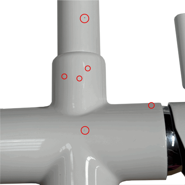 Shurity 520 Rubinetto da cucina 5 vie 3/8" Bianco – Prodotto con segni d’usura - immagine 5