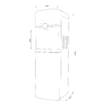 Shurity Velia Dispenser Acqua Refrigerata a Colonna con Filtrazione - 3 vie acqua fredda, calda e ambiente - immagine 2