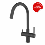 Shurity 510 Rubinetto da cucina 5 vie 3/8” Nero Opaco – Prodotto con segni d’usura