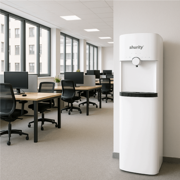 Shurity Velia Dispenser Acqua Refrigerata a Colonna con Osmosi Inversa - 3 vie acqua fredda, calda e ambiente - immagine 4