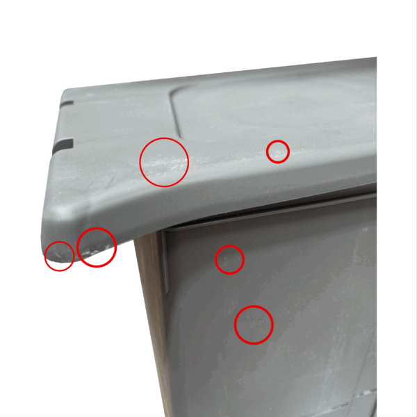 Shurity Dif Pattumiera Raccolta differenziata ad anta con coperchio apri e chiudi 15 Litri – Prodotto con segni d’usura - immagine 2