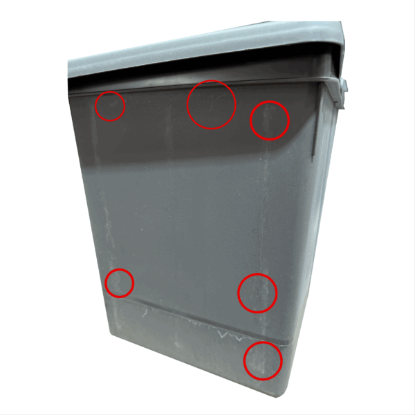 Shurity Dif Pattumiera Raccolta differenziata ad anta con coperchio apri e chiudi 15 Litri – Prodotto con segni d’usura - immagine 3