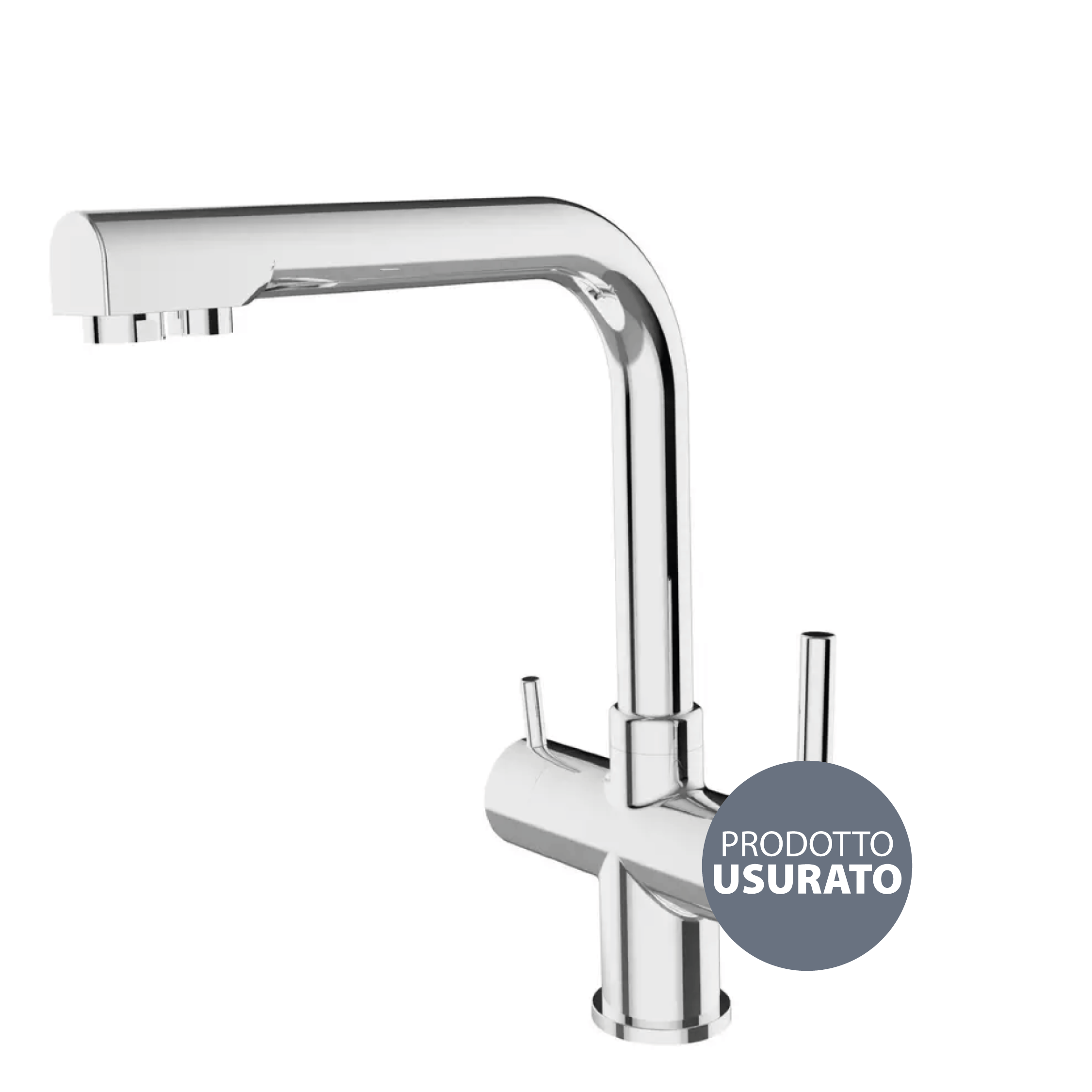 420cr Shurity 420 Rubinetto da cucina 4 vie 3/8" Cromo – Prodotto con segni d’usura - immagine 1