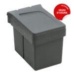 Shurity Dif Pattumiera Raccolta differenziata ad anta con coperchio apri e chiudi 15 Litri – Prodotto con segni d’usura