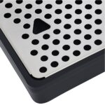 Raccogligocce ABS-INOX per colonnine - 230 x 150 x 35 mm. - immagine 2