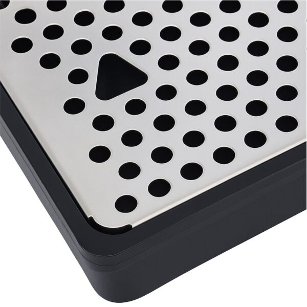 Raccogligocce ABS-INOX per colonnine - 230 x 150 x 35 mm. - immagine 2