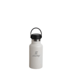 Shurity Water Go Sport Borraccia Termica Acciaio inox con rivestimento in ceramica 350ml. Grigio Tortora con doppio tappo