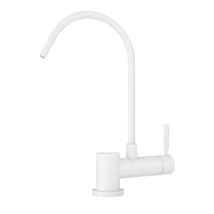Shurity Simple Rubinetto di Prelievo 1 Via Abbattibile Sottofinestra per Depuratori d’acqua 1/4” Bianco