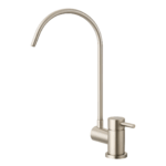 Shurity Simple Rubinetto di Prelievo 2 Vie Abbattibile Sottofinestra per Depuratori d’acqua 1/4” Nickel Spazzolato