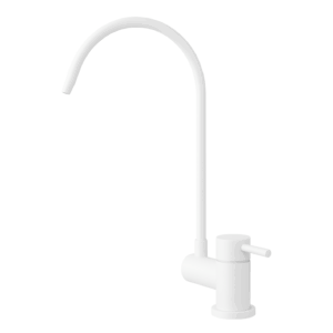 Shurity Simple Rubinetto di Prelievo 2 Vie Abbattibile Sottofinestra per Depuratori d’acqua 1/4” Bianco