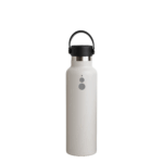 Shurity Water Go Sport Borraccia Termica Acciaio inox con rivestimento in ceramica 600ml. Grigio Tortora con doppio tappo - immagine 2