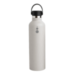 Shurity Water Go Sport Borraccia Termica Acciaio inox con rivestimento in ceramica 1lt. Grigio Tortora con doppio tappo - immagine 2