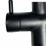 Shurity 410 Rubinetto da cucina 4 vie 3/8" Nero Opaco – Prodotto con segni d’usura - immagine 3