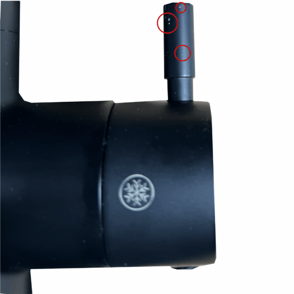 Shurity 560 Rubinetto da cucina con Doccetta 5 vie 3/8” Nero – Prodotto con segni d’usura - immagine 3