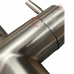 Shurity 560 Rubinetto da cucina con Doccetta in gomma 5 vie 3/8” Nickel Spazzolato – Prodotto con segni d’usura - immagine 4