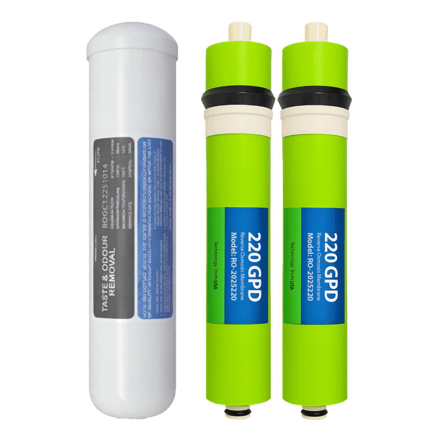 331834-1-1536x1536-1 Kit Manutenzione Completo 36 Mesi Depuratore Acqua a Osmosi Inversa – Filtro GAC e 2 Membrane RO - immagine 1