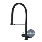 Shurity 560 Rubinetto da cucina con Doccetta 5 vie 3/8” Nero – Prodotto con segni d’usura