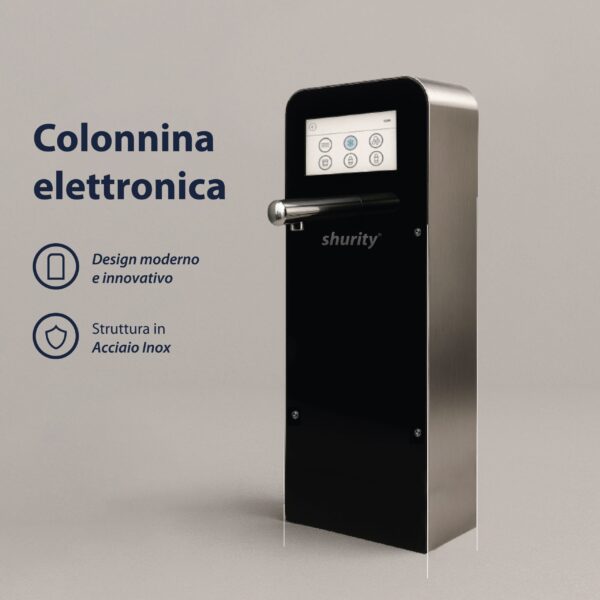Shurity Flow Touch Colonnina Elettronica con porzionatore e Display Touch Screen 5”, 3 Vie - 1 Erogatore - immagine 4