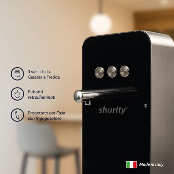 Shurity Flow Colonnina Elettronica con Pulsanti, 3 Vie - 1 Erogatore - immagine 3