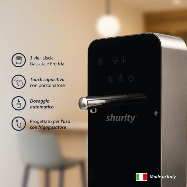 Shurity Flow Colonnina Elettronica con porzionatore Touch capacitivo, 3 Vie - 1 Erogatore - immagine 3