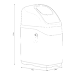 Shurity Velvet Addolcitore Cabinato 12 lt. Resina, 1.600lt. Acqua - 1/2Persone - immagine 2