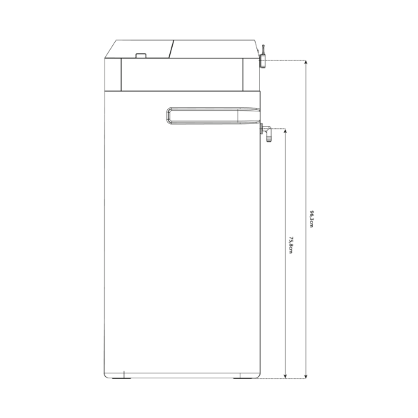 Shurity Cube Addolcitore  Cabinato 30 lt. Resina,  4.500lt. Acqua - 4/6 Persone - immagine 3