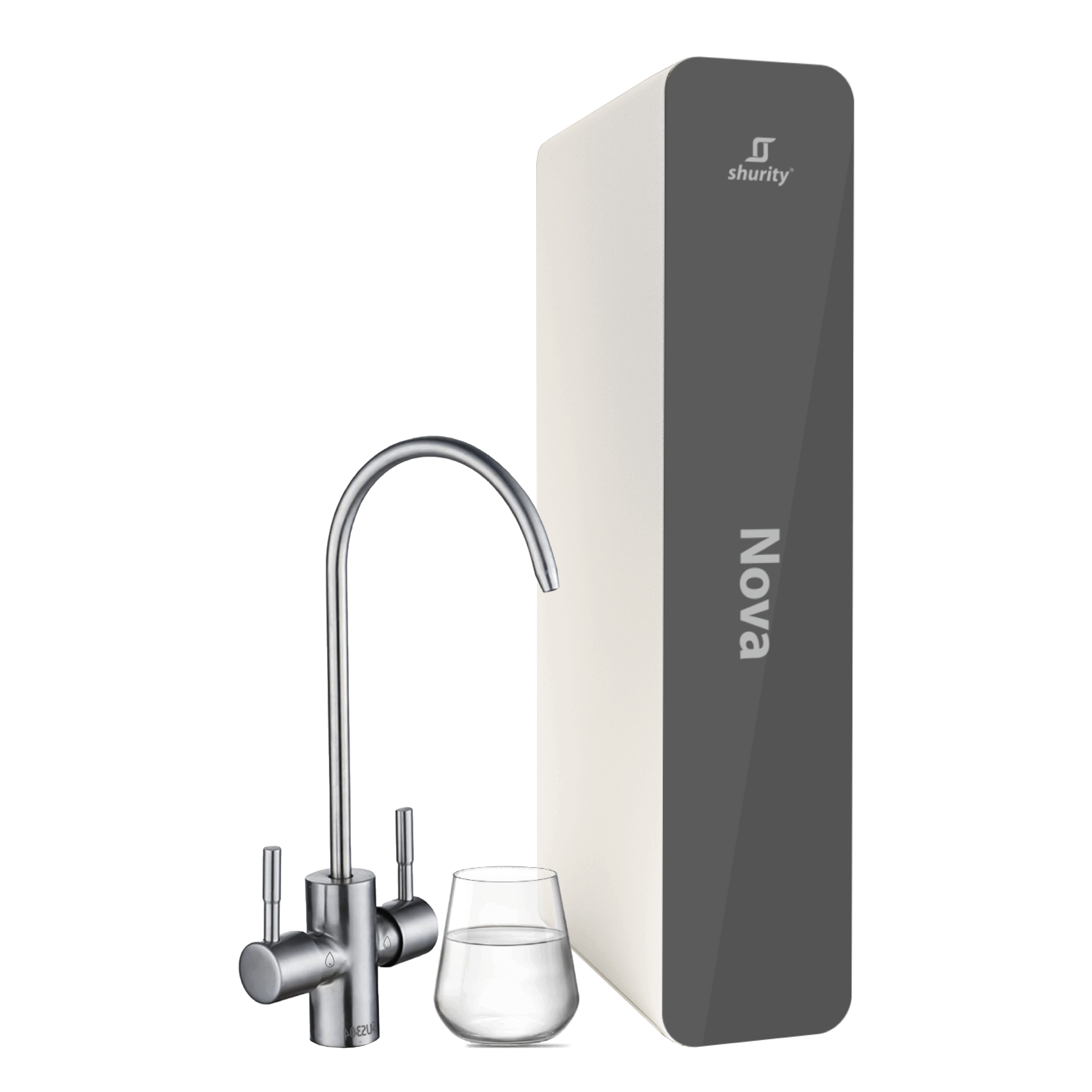 Shurity Nova Basic Depuratore acqua con Ultrafiltrazione Sottolavello - 2 vie, Liscia/Gassata