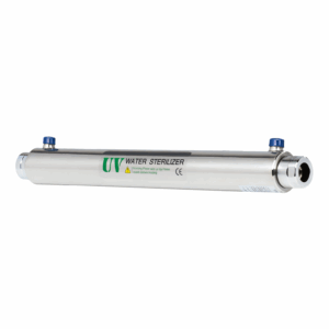 Sterilizzatore a Raggi UV per acqua 55W (2727 lt./h.) 1” IN e OUT