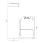 Shurity Cube Addolcitore acqua Cabinato 42 lt. Resina,  4.500lt. Acqua - 6/10 Persone - immagine 2