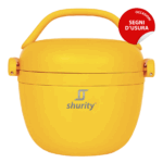 Contenitore Termico Porta Pranzo Shurity Runbott Acciaio inox con rivestimento in ceramica 560ml. Mostarda – Prodotto con segni d’usura