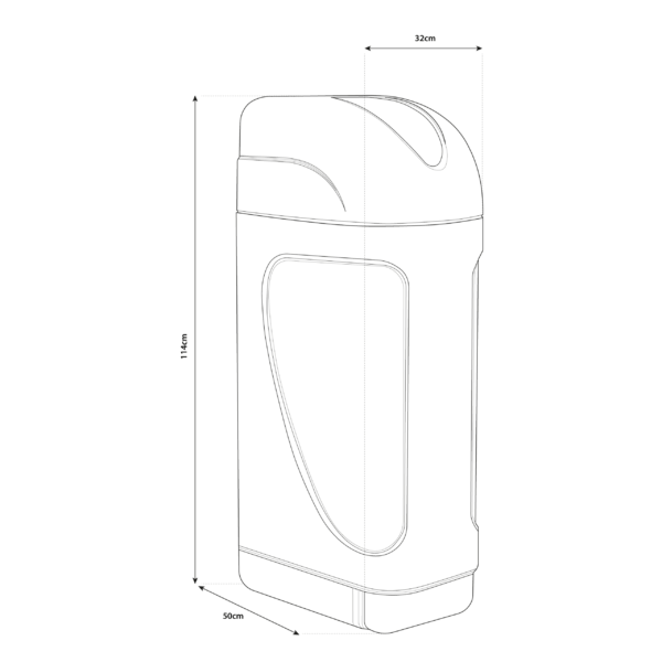 Shurity Soft Addolcitore  Cabinato 20 lt. Resina,  3.200lt. Acqua - 4/6 Persone - immagine 2