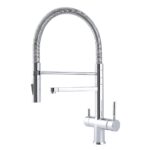 Shurity 362 Rubinetto da cucina con Doccetta a molla 3 vie Acciaio Inox Cromo