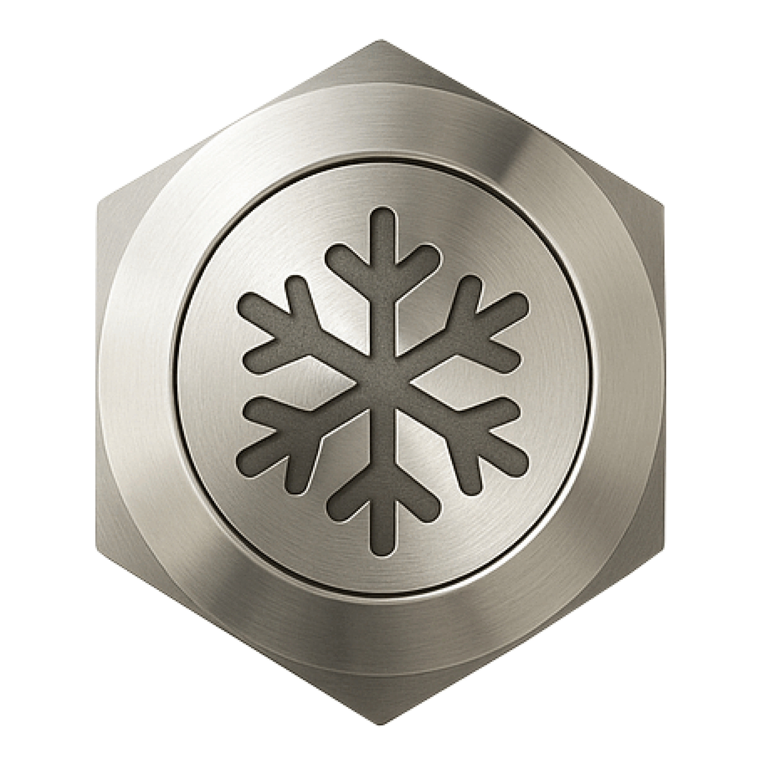 Pulsante acqua fredda 24V, 25mm, led blu