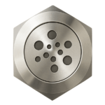 Pulsante acqua frizzante 24V, 25mm, led blu