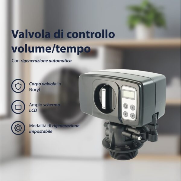 Shurity Soft Addolcitore  Cabinato 20 lt. Resina,  3.200lt. Acqua - 4/6 Persone - immagine 4