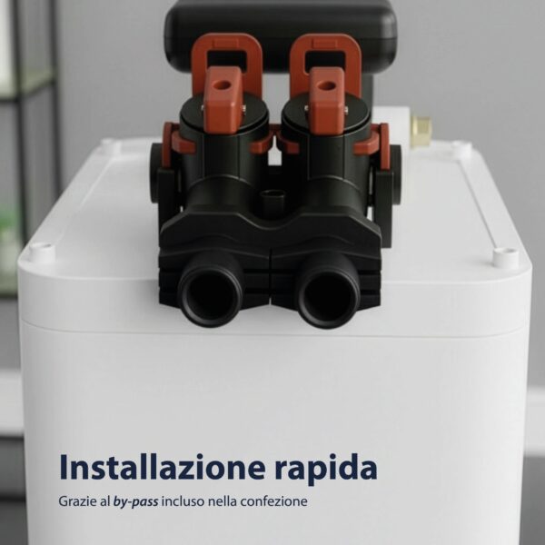 Shurity Soft Addolcitore  Cabinato 20 lt. Resina,  3.200lt. Acqua - 4/6 Persone - immagine 5