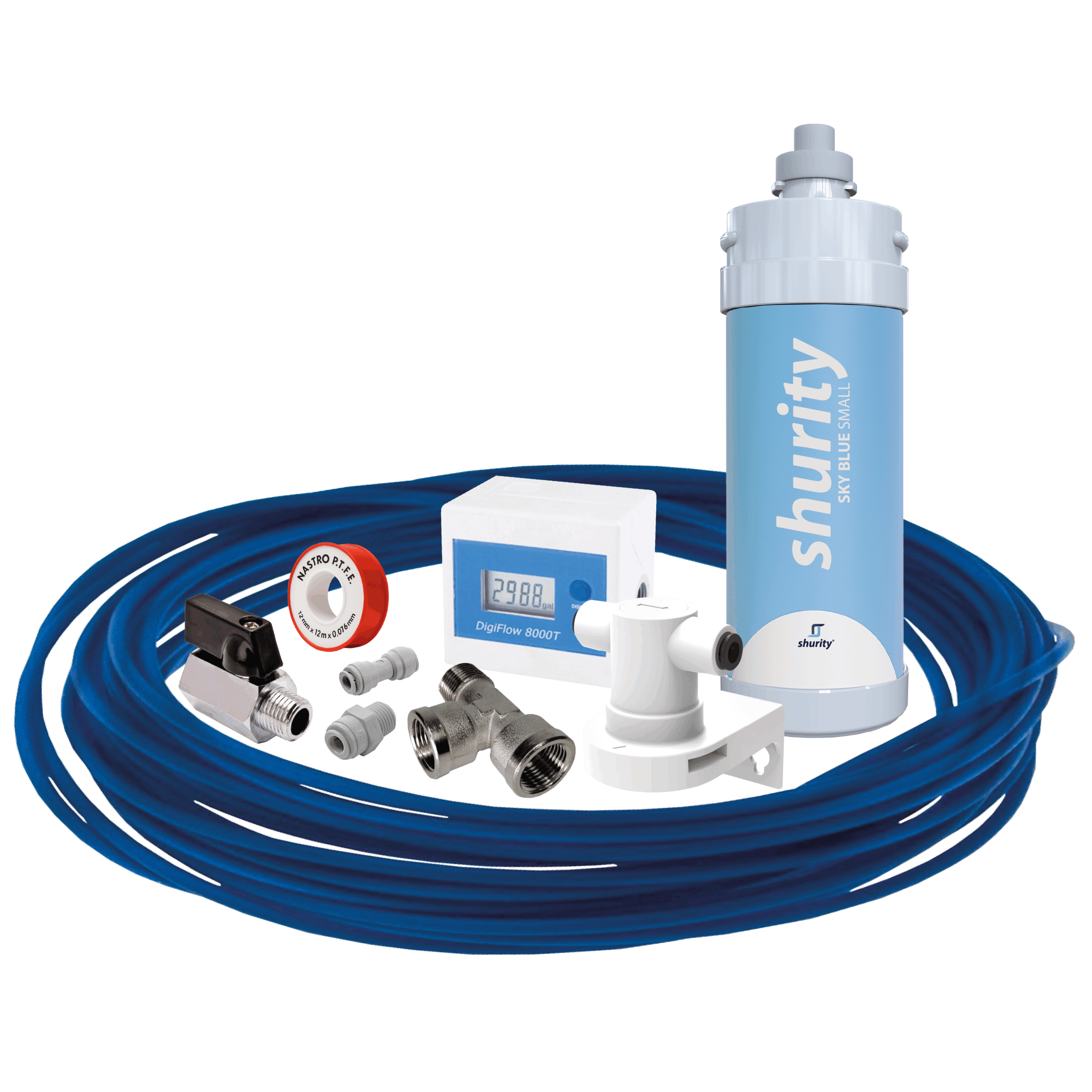 Kit Installazione Pro Shurity Velia con Microfiltrazione e Contalitri