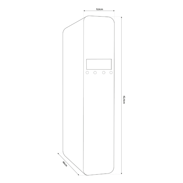 Shurity Nova Smart Depuratore acqua con Ultrafiltrazione Sottolavello - 1 via, Liscia con Display - immagine 2