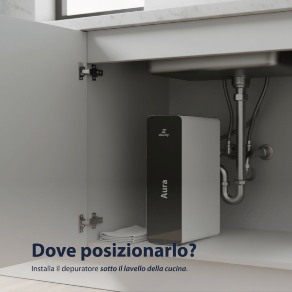 Shurity Aura Depuratore acqua Osmosi inversa diretta - 1 Via, Liscia - immagine 6